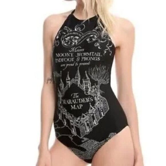 Harry Potter One-Piece Swimwear Size M - Picture 1 of 7